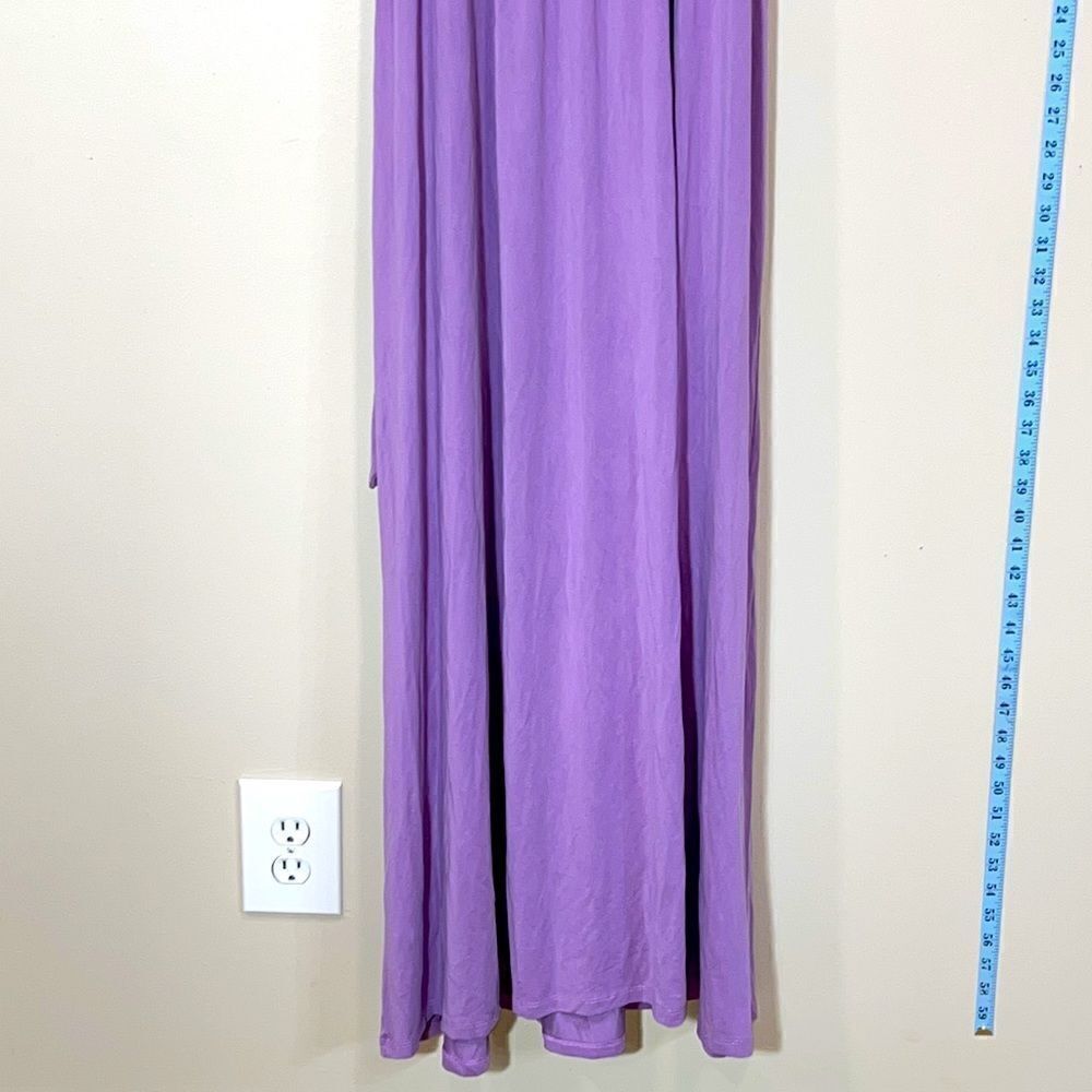 Sexy Purple Sleeveless Plus Size Dress By Eloquii. Size 18 - Picture 9 of 10